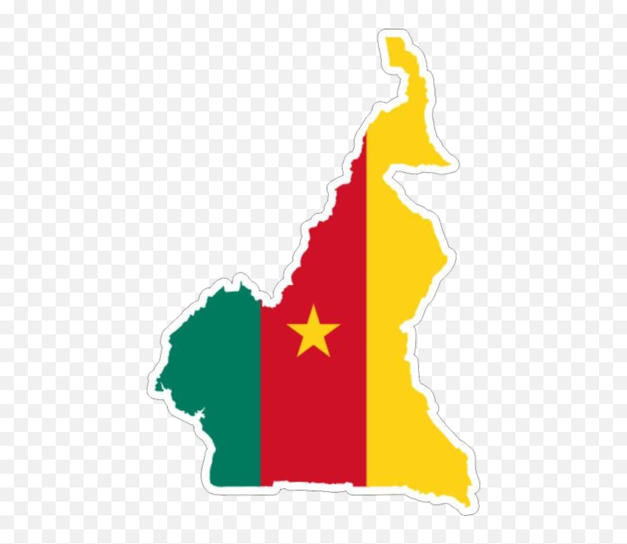 Cameroun Cameroon - Cameroon Flag Map Emoji,Cameroon Flag Emoji