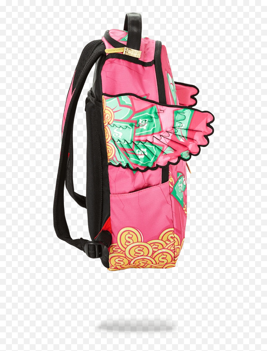 Details About Sprayground Backpack Piggy Bank Wings - Laptop Bag Emoji,Piggy Bank Emoji