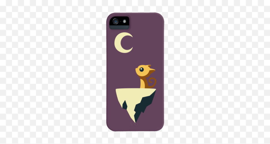 Purple Cartoon Phone Cases Design By Humans - Cartoon Emoji,Duck Emoji On Iphone