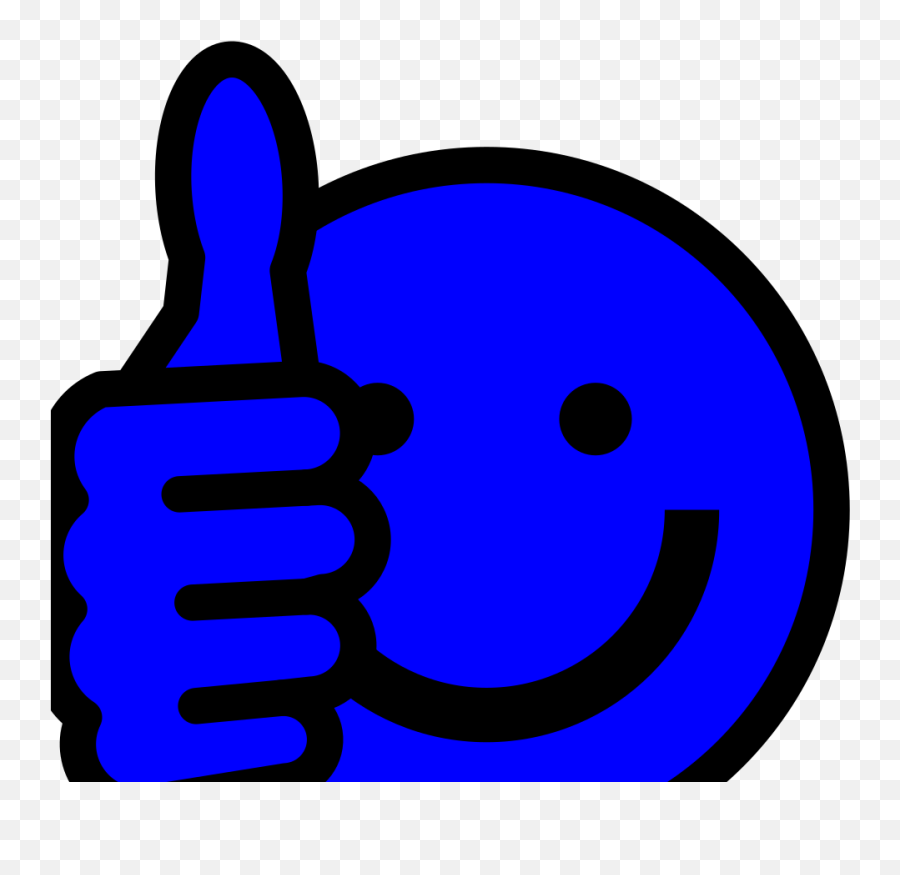 Blue Thumbs Up Png Svg Clip Art For Web - Download Clip Art Clip Art Emoji,Thanos Emoji