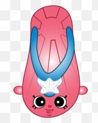 Floppy Sandal - Shopkins Clipart Full Size Clipart Floppy Sandal Shopkin Emoji,Thong Emoji