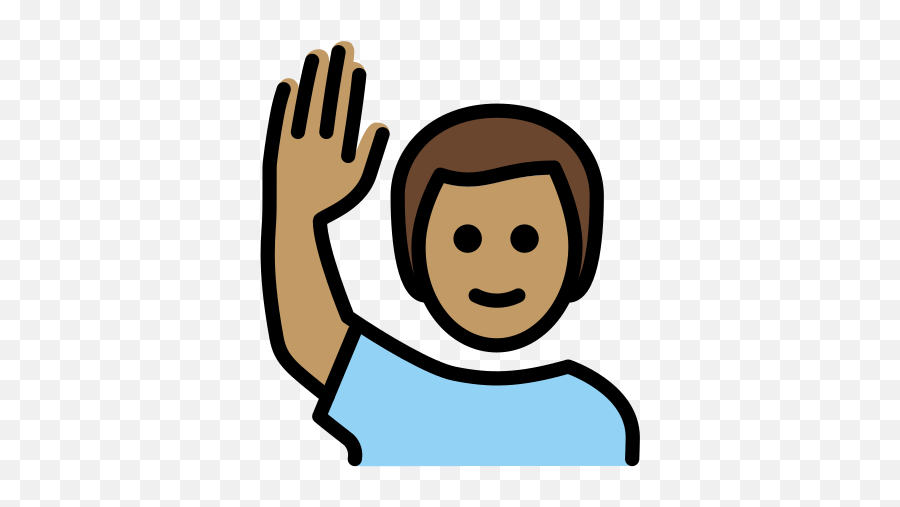Medium Skin Tone Emoji - Raising Hands,Raise Your Hand Emoji