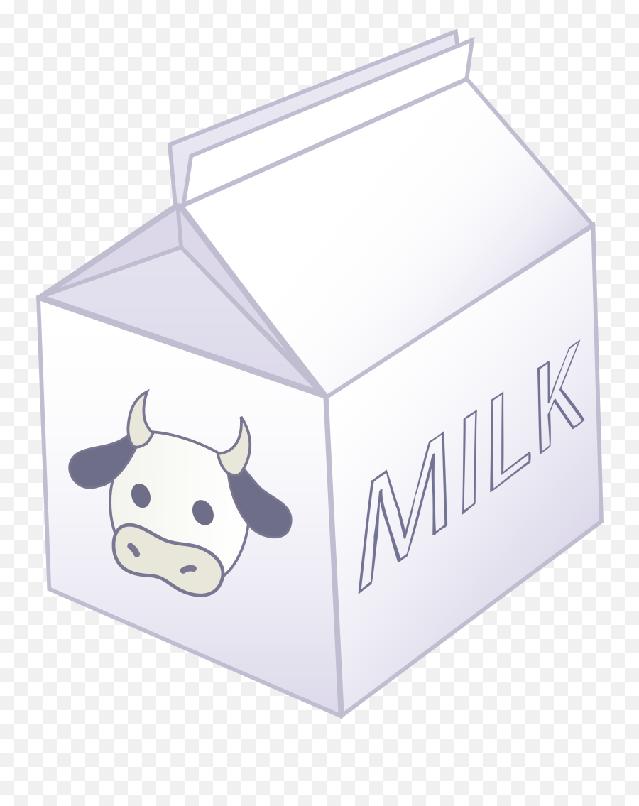 Pint Of Milk Clipart - Free Transparent Cartoon Milk Png Emoji,Milk Carton Emoji