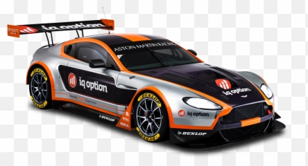 Race Car Clipart Transparent Background - Aston Martin Racing Iq Option Emoji,Racecar Emoji
