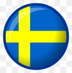 Swedish Flag Wiki - Sweden Circle Png Emoji