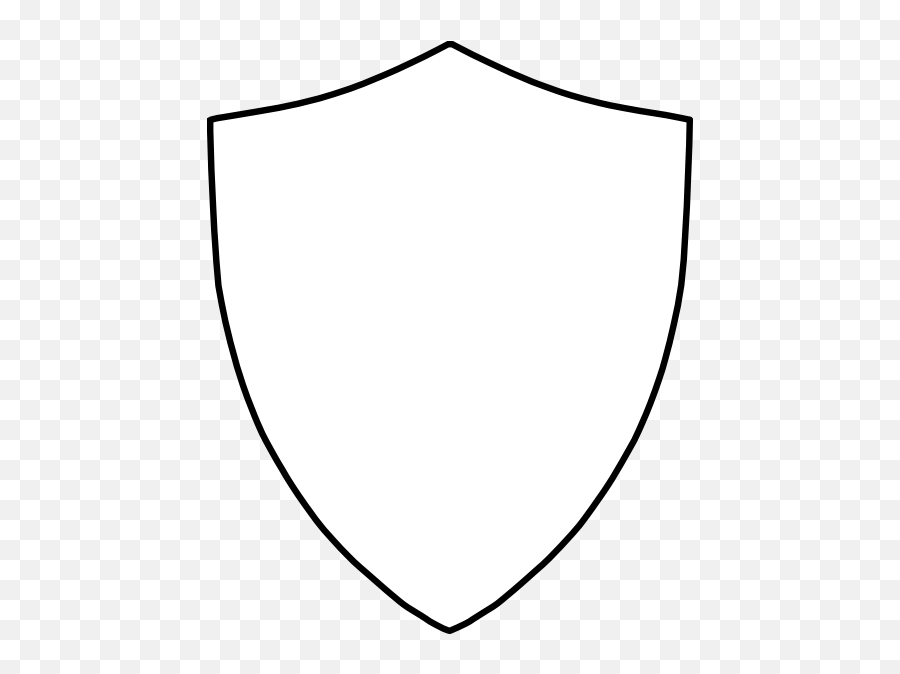 Police Badge Clip Art Free Clipart - White Shield Outline Png Emoji,Police Badge Emoji