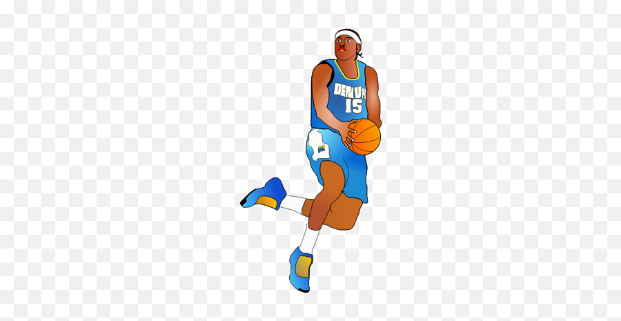 Afro - Basketball Player Clipart Png Emoji,Nba Player Emoji