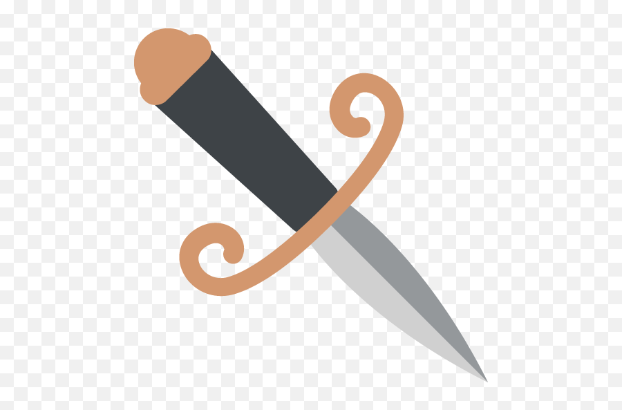 Dagger Knife Emoji For Facebook Email Sms - Épée Emoji,Knife Emoji