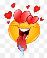 Love Emoji Png - Crazy Love Emoji,Love Emoji