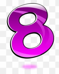 Free Vector Graphic - Transparent Background Number 8 Clipart Emoji