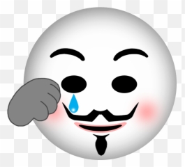 Download Anonymous Emoji Anonymous Mask Emojis Emoticon - Anonymous Emoji,Mask Emoji