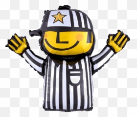 Jumbo Sports Referee Balloon - Supershape Foil Anagram Emoji