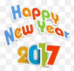 New Year 2017 Transparent Png Clipart - Graphic Design Emoji