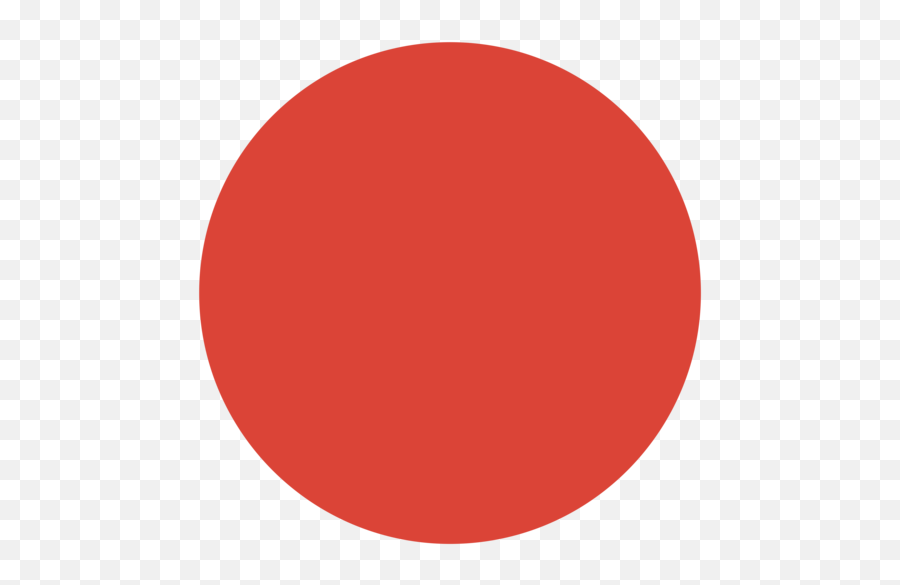 Red Circle Emoji - Half Transparent Circle Png,Circle Emoticon
