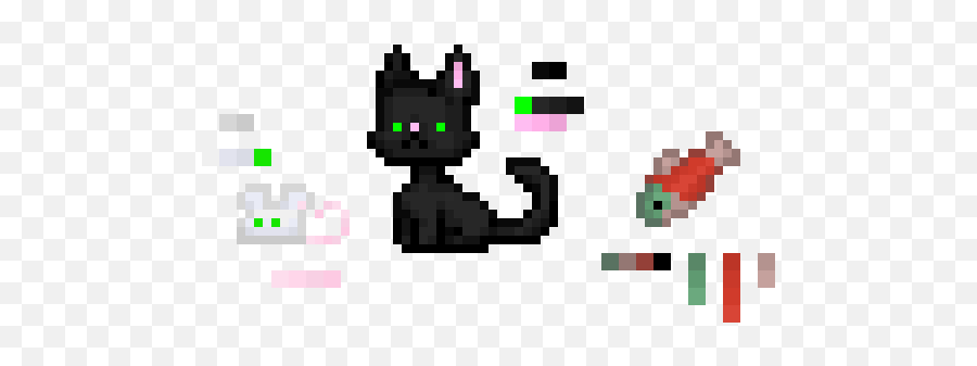 Tried To Make A Cat A Mouse And A Fish - Make A Cat In Pony Town Emoji,Fish Emoji Text