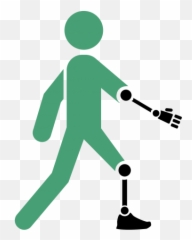 Prosthetic Leg Clipart - Artificial Limb Clipart Emoji,Broken Leg Emoji