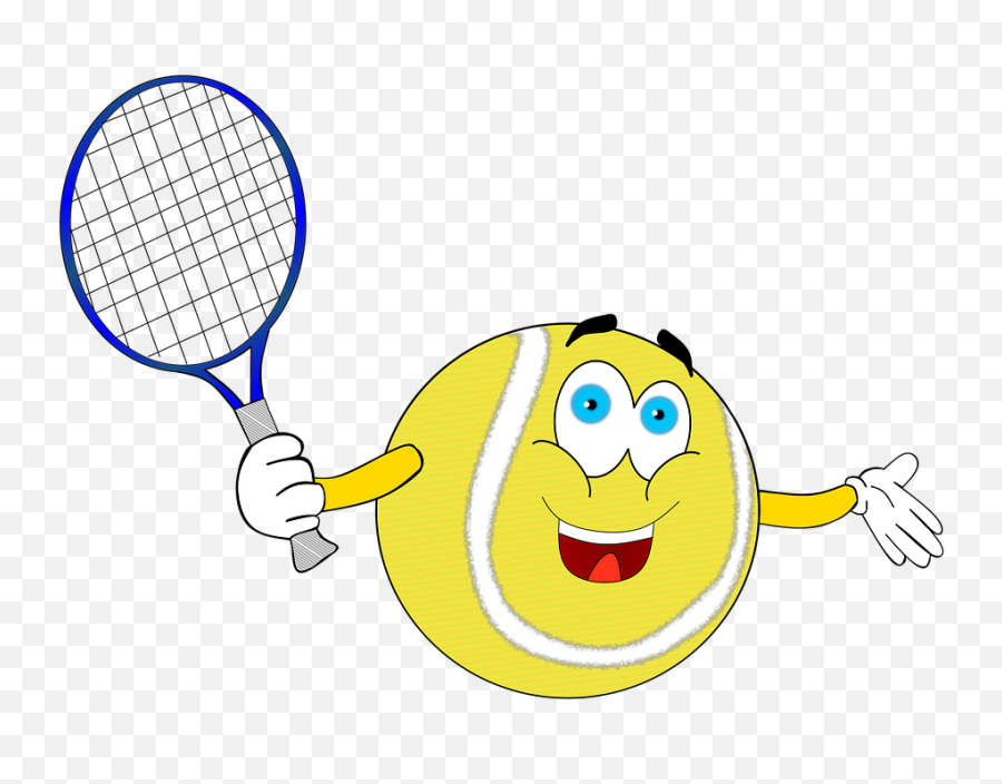 Tennis Smilly Ball - Tennis Smiley Png Emoji,Football Emoticon