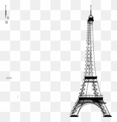 French Clipart Sketch Eiffel Tower - Eiffel Tower Background Powerpoint Emoji,Is There An Eiffel Tower Emoji