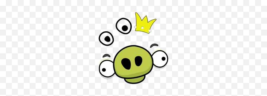 Mysoti - Angry Birds Pig King Emoji,Adult Emoticon