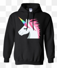 Unicorn Face Emoji Hoodie u2013 That Merch Store - Lil Peep Come Over When You Re Sober