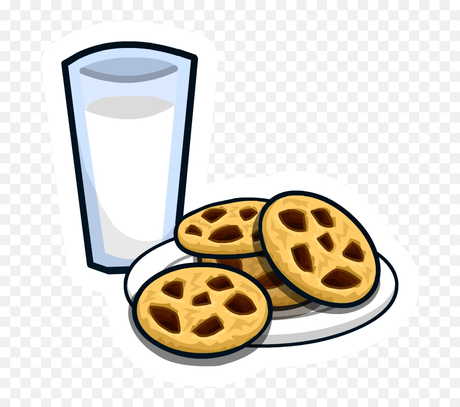 Milk N Cookies Pin - Milk And Cookies Png Emoji,Milk Carton Emoji