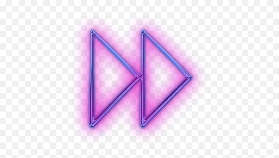 Rewindplayfreetoedit - Transparent Arrow Neon Png Emoji,Rewind Emoji