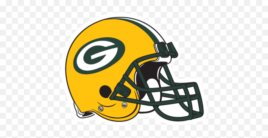 Green Bay Packers Helmet Clipart - Green Bay Packers Logo Helmet Emoji,Steelers Emoji Android