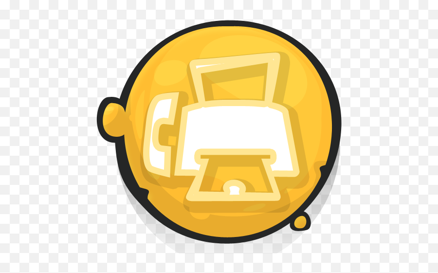 Fax - Organizational Chart Organization Chart Icon Yellow Emoji,Fax Emoji