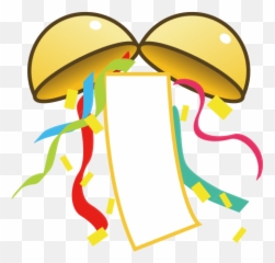 Ball Party Leaf Area For New Year - Confetti Emoji