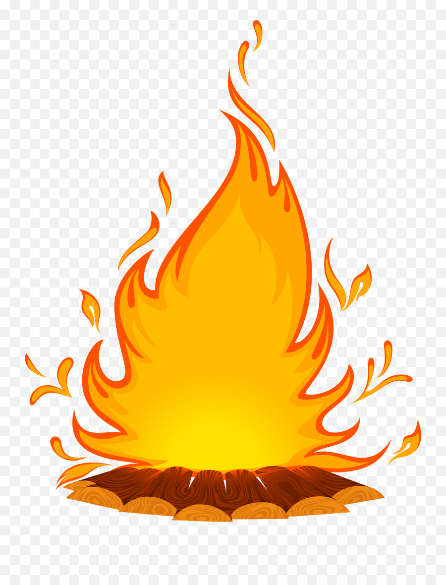 Fire Cartoon Clip Art - Make A Model Of Fire Extinguisher Emoji,Is There A Campfire Emoji
