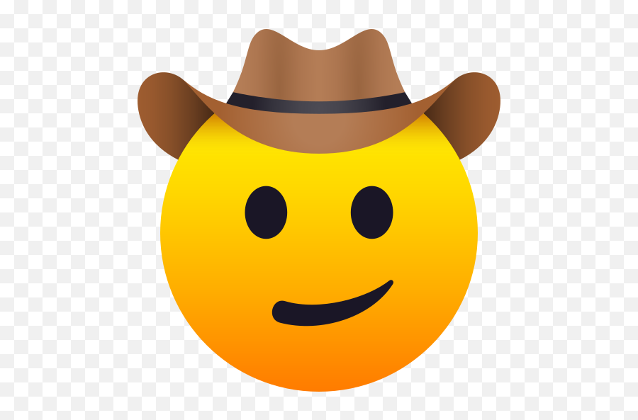 Emoji Cara De Sombrero De Vaquero - Emoji Del Vaquero,Sombrero Emoji