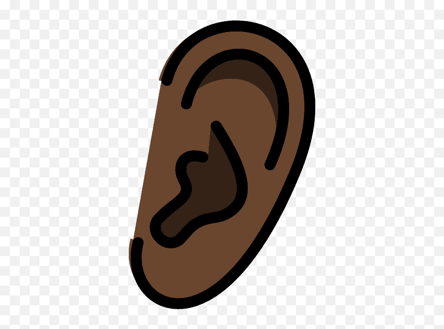 Ear Emoji Clipart Free Download Transparent Png Creazilla - Brown Ear Clipart,Star Shoes Emoji