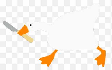 I Made A Transparent Version Of Goose With A Knife - Untitled Goose Game Png Emoji,Knife Emoji