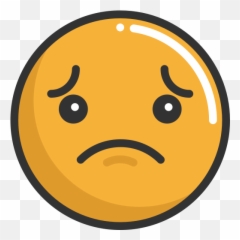 Happy Sad Icon At Getdrawings - Sad Face Icon Png Emoji,Mask Emoji