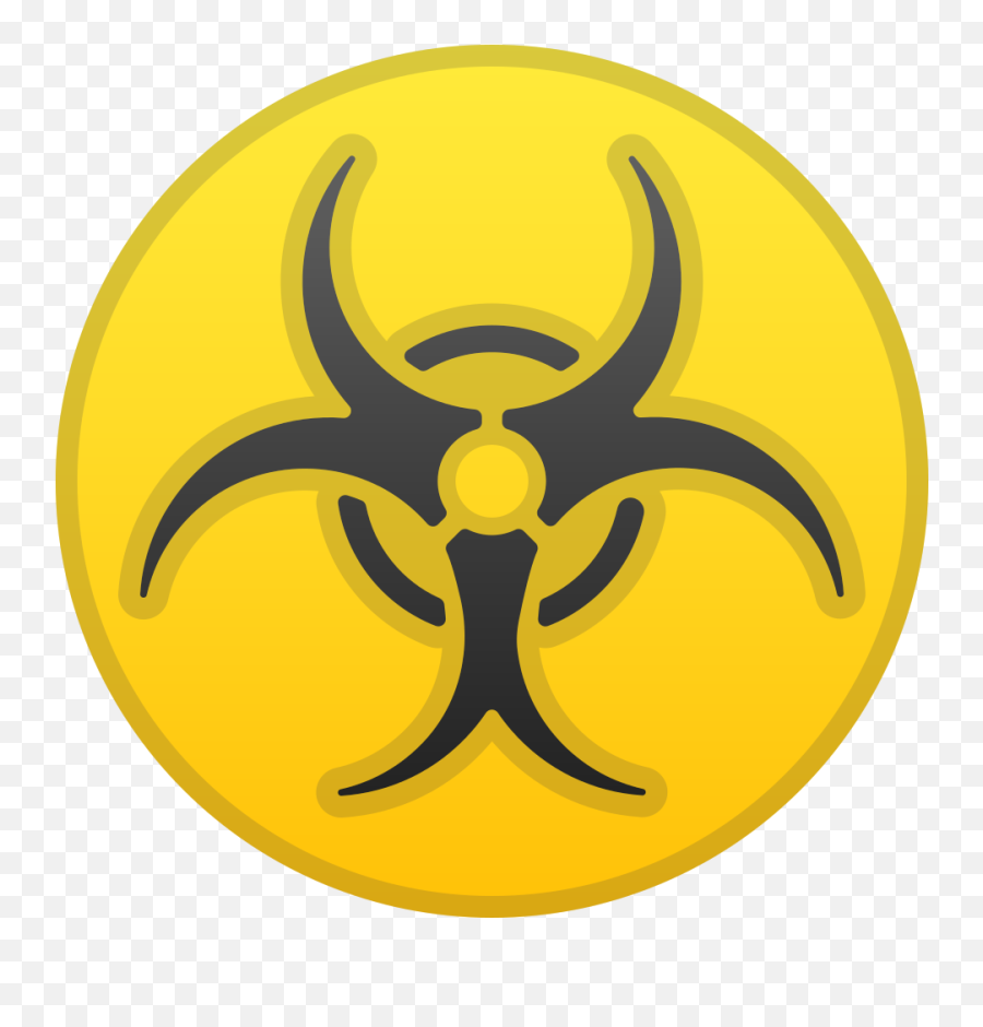 Biohazard Icon - Hazmat Radioactive Logo Png Emoji,Emoji Symbols