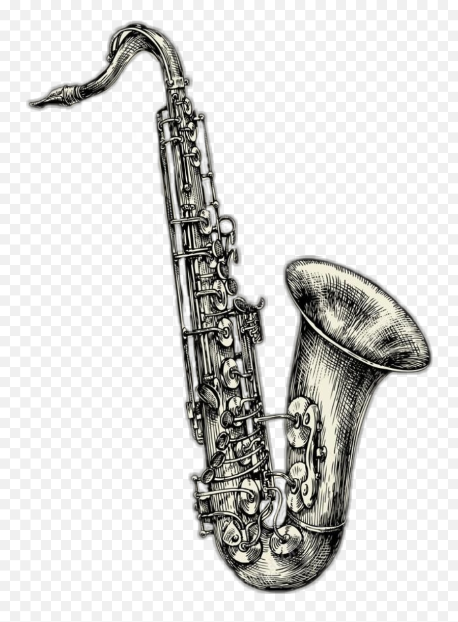 Sax Jazz - Dibujos De La Música Jazz Emoji,Sax Emoji