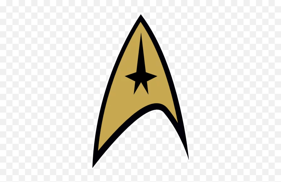 Star Stickers Set For Telegram - Star Trek Command Badge Emoji,Star Trek Emojis