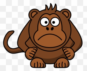 Singe De La Bande Dessinée En Colère - Cartoon Monkey Emoji,Coca Cola Emoji