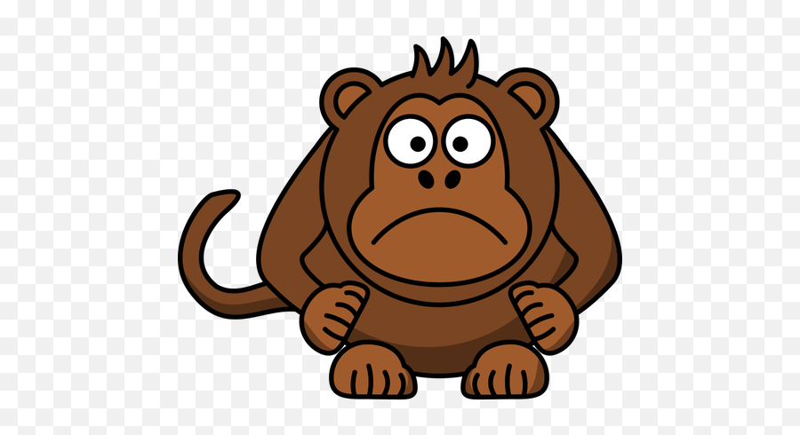 Singe De La Bande Dessinée En Colère - Cartoon Monkey Emoji,Coca Cola Emoji