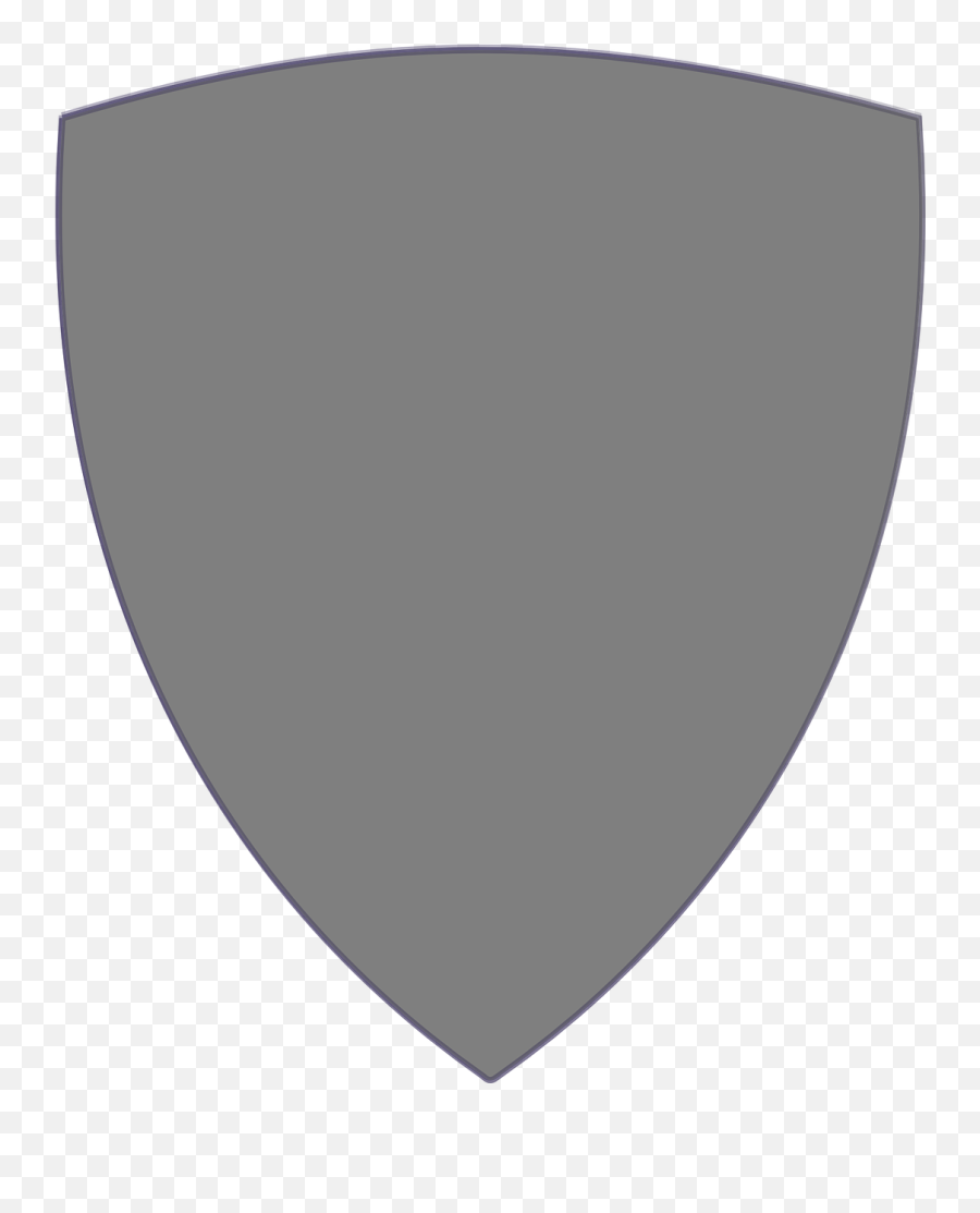 Shield Grey Plain Protect Defend - Shield Emoji,Crossing Arms Emoji