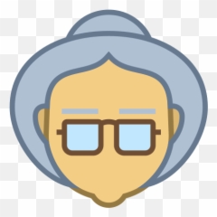 Grandma Icon - Elderly Woman Icon Png Emoji,Grandma Emoji