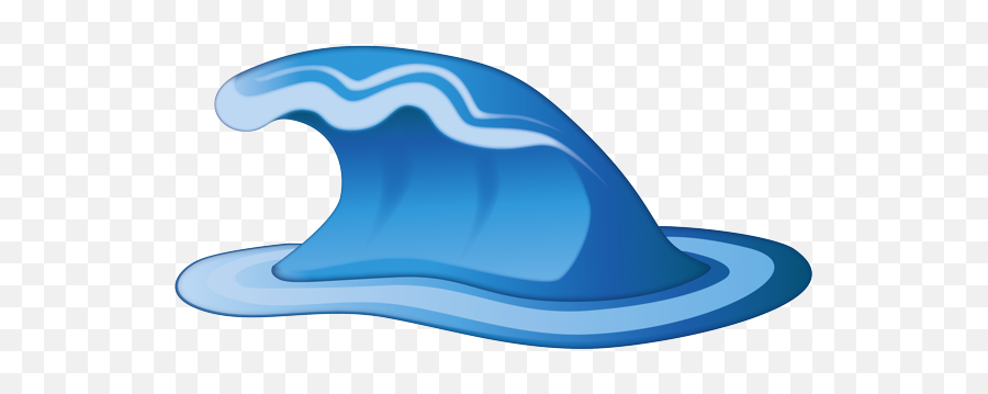 Emoji - Clip Art,Blue Wave Emoji