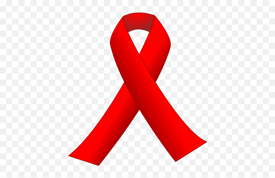Red Awareness Ribbon - Clip Art Red Ribbon Png Emoji,Is There A Breast Cancer Emoji