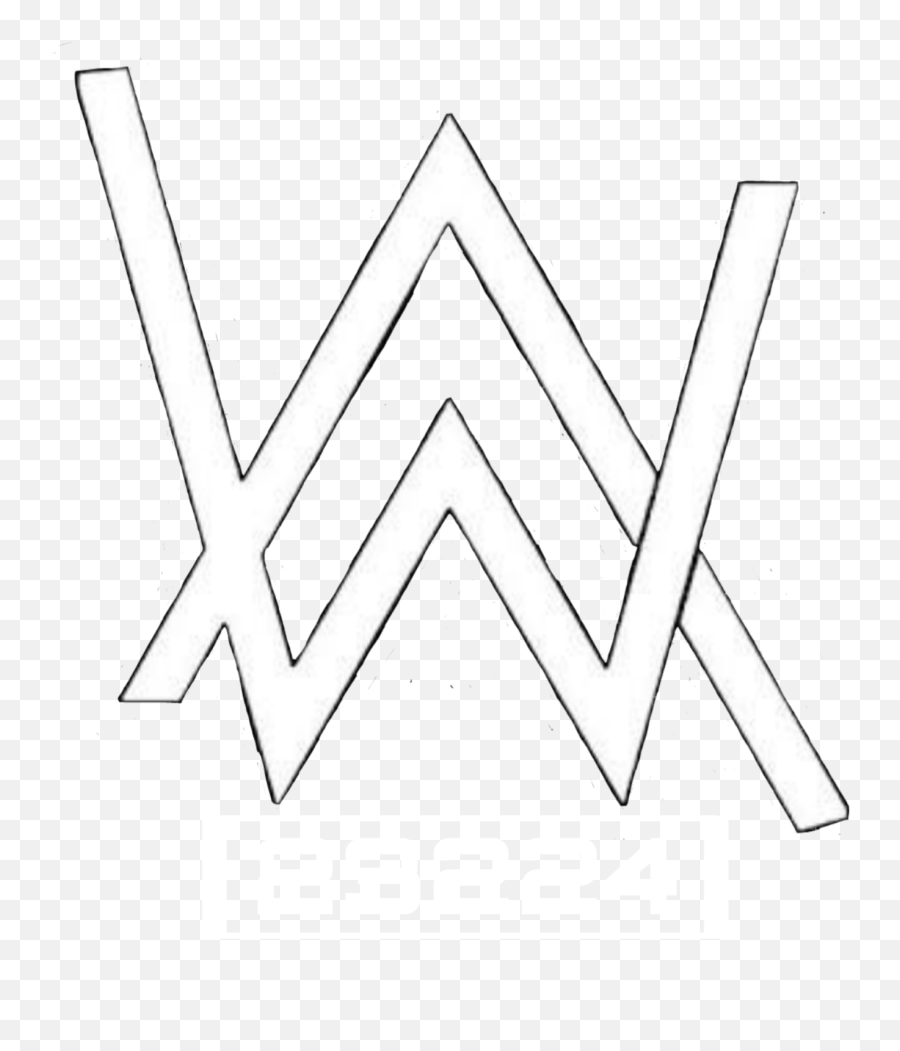 Alanwalker Alanandviivi Alan Aw - Alan Walker Logo Hd Emoji,White ...