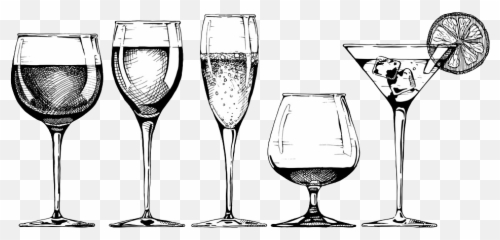 Jpg Royalty Free Download Champagne - Transparent Background Cocktail Drawing Vector Emoji