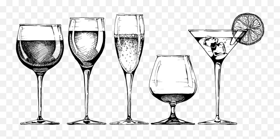 Jpg Royalty Free Download Champagne - Transparent Background Cocktail Drawing Vector Emoji,Champagne Toast Emoji
