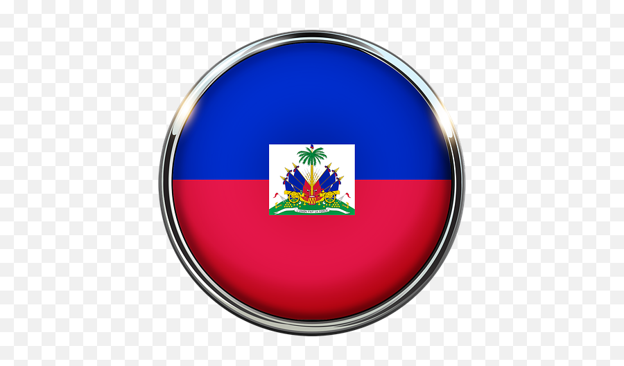 Haiti Flag Circle - Haiti Flag Emoji,Haitian Flag Emoji