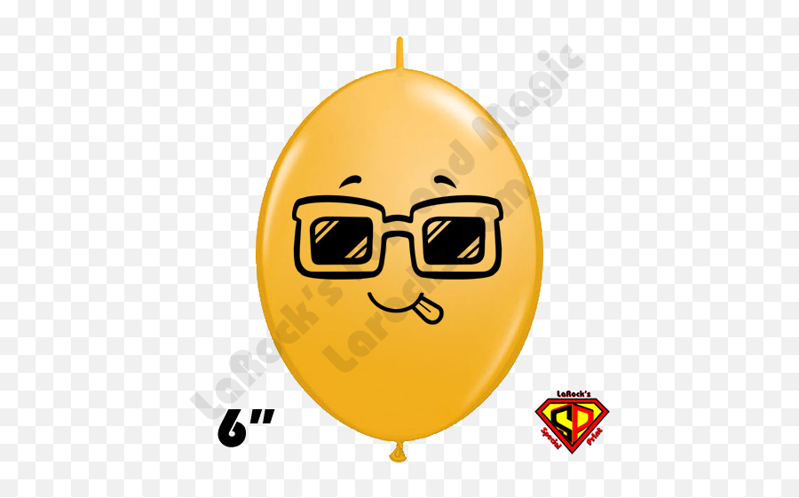 6 Inch Quick Link Mr P Balloons - Smiley Emoji,Emoticon :p
