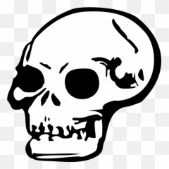 Picture - Human Skull Clip Art Emoji,Bone Emoticon