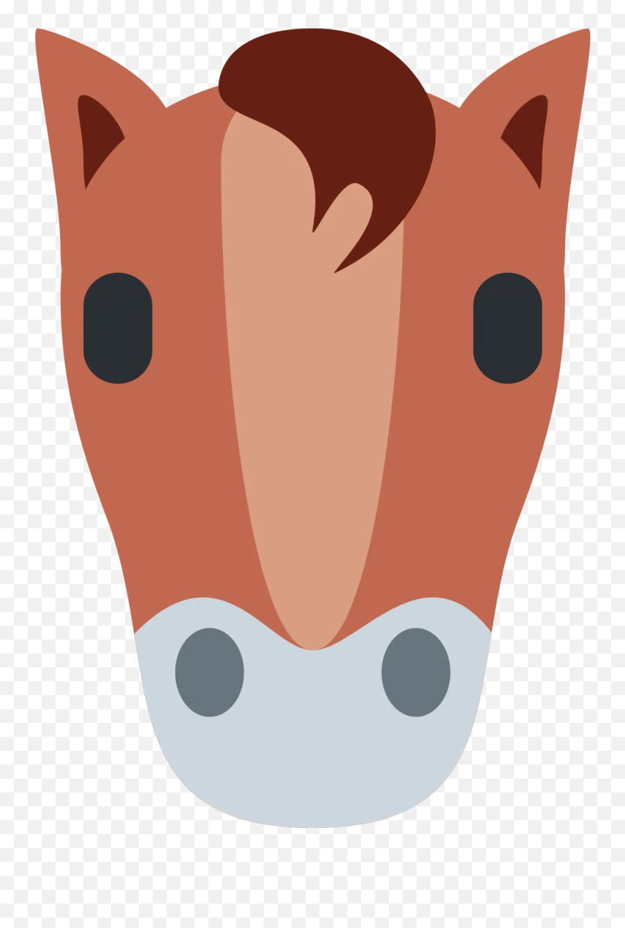 Large Emoji Icons - Horse Cartoon Face Png,Animated Horse Emoticon